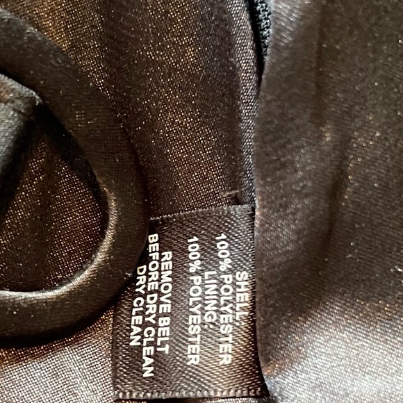 Strapless Cocktail Dress with Chiffon Asymmetric-Ruffle, Size 8 - Picture 8 of 8